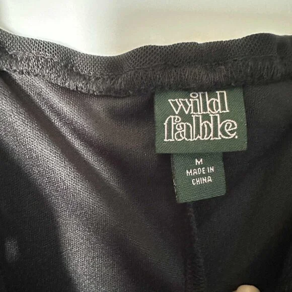 Wild Fable Women's Medium Size Dress | BLACK | STRETCHY| ANGLED| NWT - Picture 8 of 11
